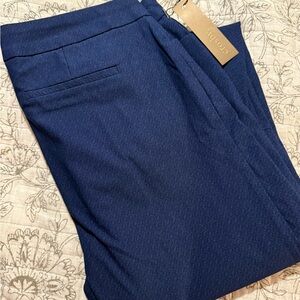 A.L.C. Navy Textured Pants
